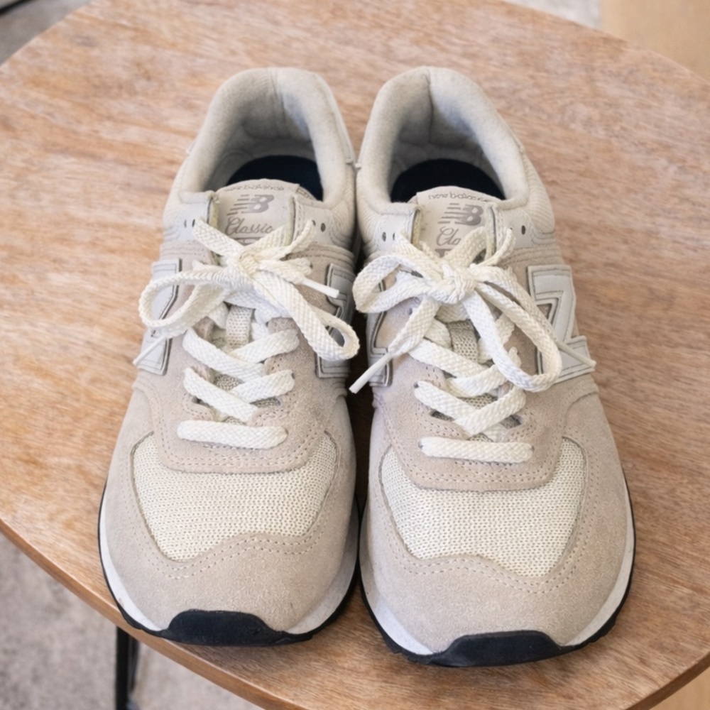 New Balance Women’s 574 Core Nimbus Cloud with nb white
